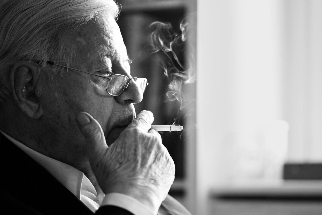 Fotografie Werner Bartsch, Portrait Helmut Schmidt
